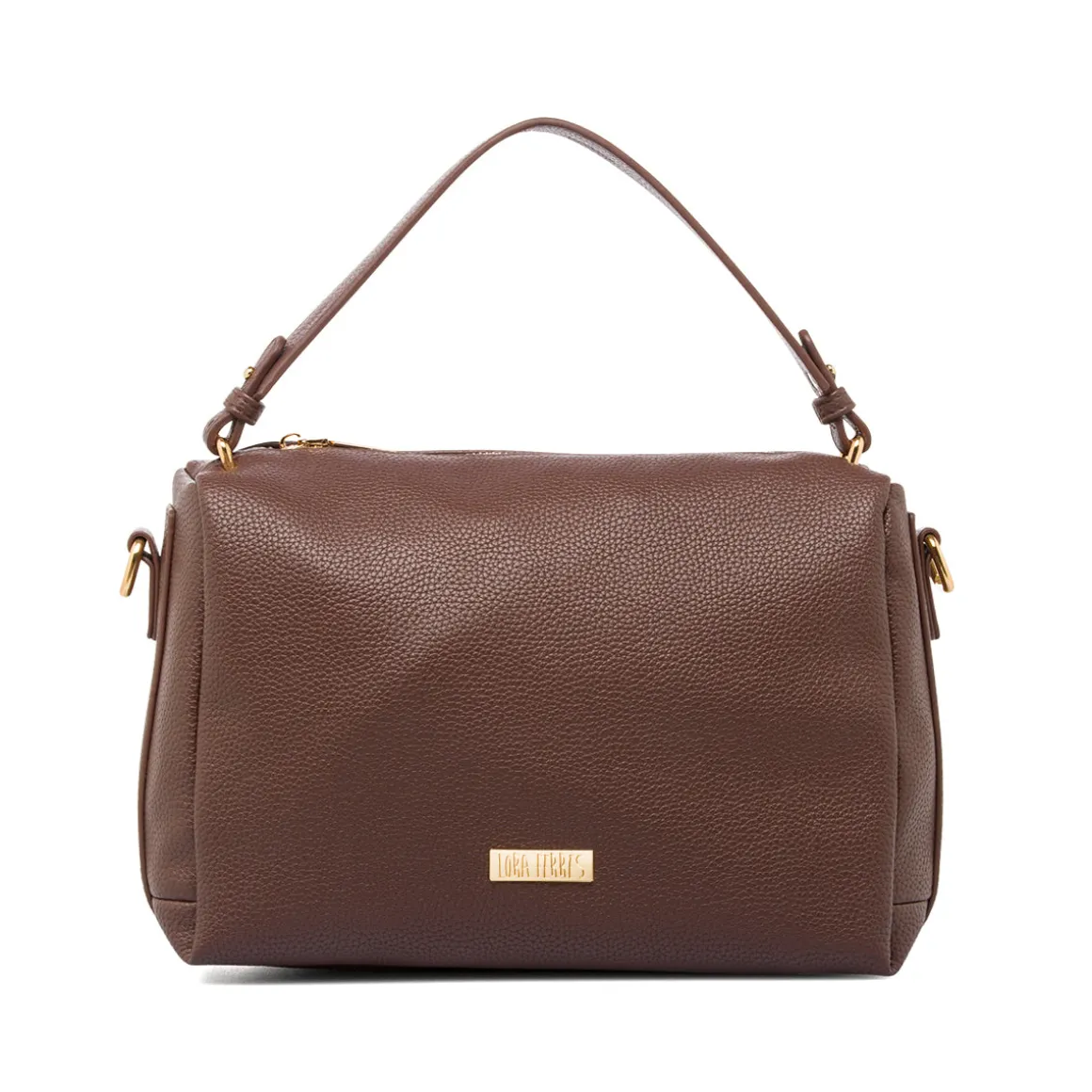 Borsa a mano marrone da Donna con portamonete Lora Ferres