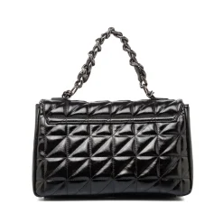 Borsa a mano nera da Donna con manici a catena Lora Ferres