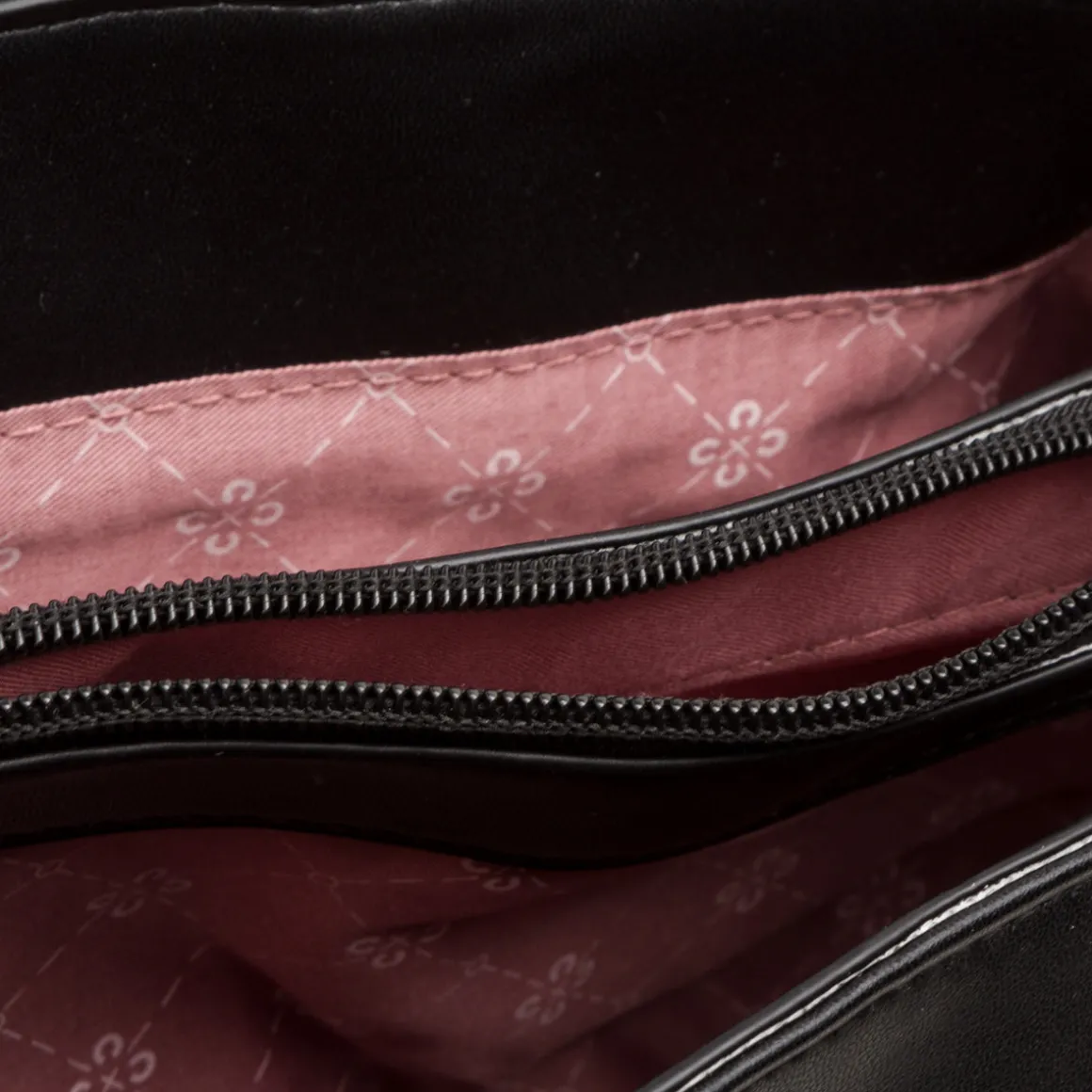 Borsa a mano nera da donna con logo Carrera Jeans