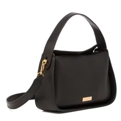 Borsa a mano nera da Donna con logo e tracolla rimovibile Lora Ferres