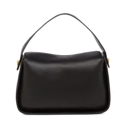 Borsa a mano nera da Donna con logo e tracolla rimovibile Lora Ferres