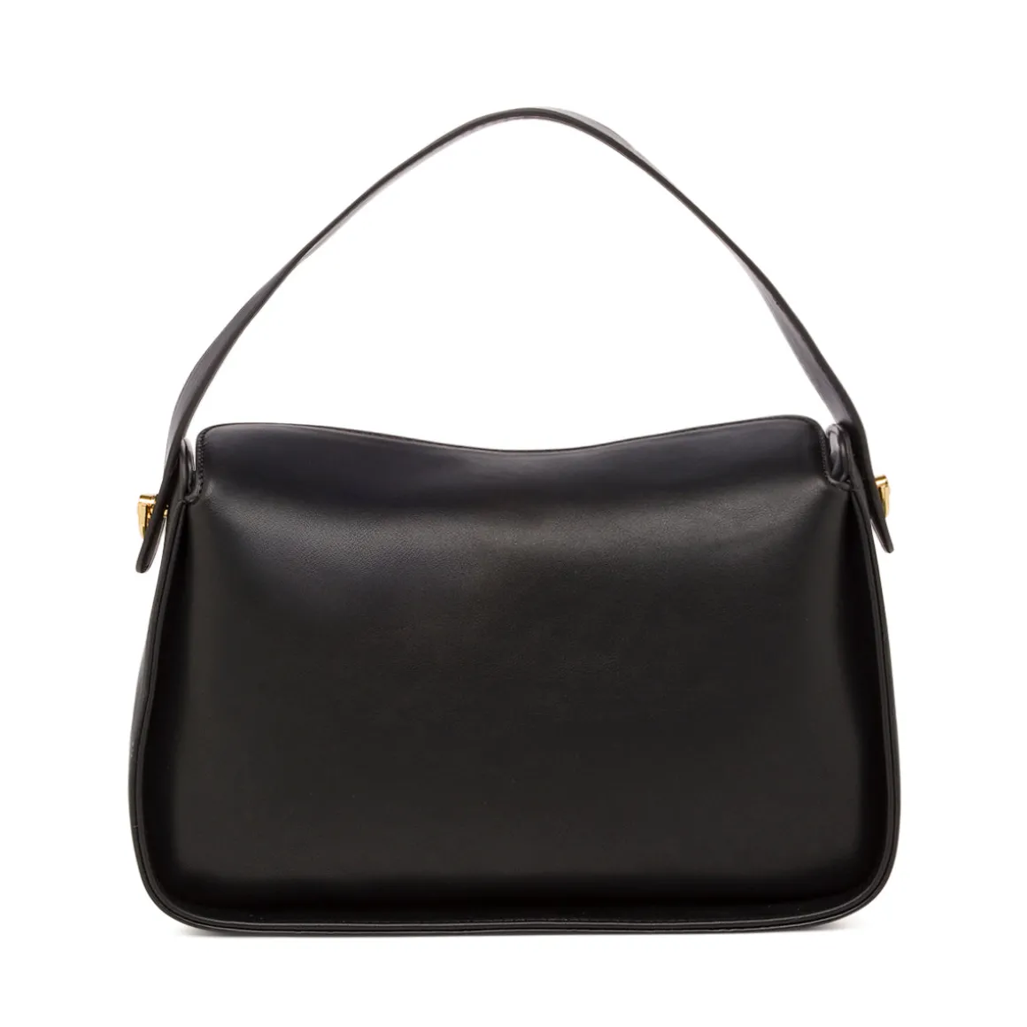 Borsa a mano nera da Donna con logo e tracolla rimovibile Lora Ferres