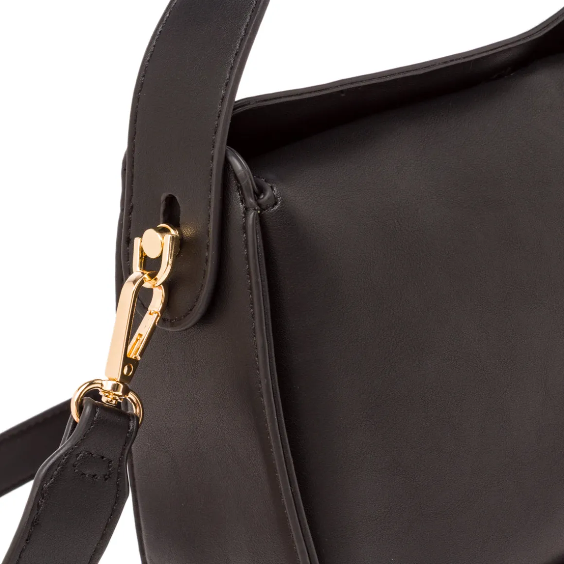 Borsa a mano nera da Donna con logo e tracolla rimovibile Lora Ferres