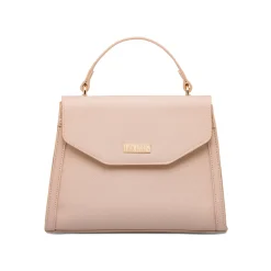 Borsa a mano rosa da Donna con targhetta logo Lora Ferres