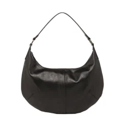 Borsa a mezzaluna nera da Donna Lora Ferres
