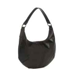 Borsa a mezzaluna nera da Donna Lora Ferres