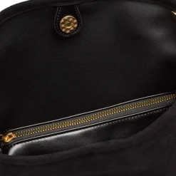 Borsa a secchiello nera da Donna con logo Lora Ferres