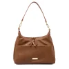 Borsa a spalla beige da Donna con tasca e zip Lora Ferres