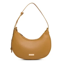 Borsa a spalla Beige da Donna con logo in metallo Lora Ferres