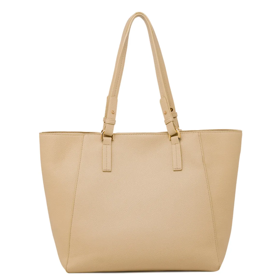 Borsa a spalla beige da Donna con ciondolo logo Lumberjack