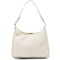 Borsa a spalla bianca da Donna con dettaglio traforato Lora Ferres