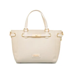 Borsa a spalla bianca da Donna con chiusura a incastro Lora Ferres