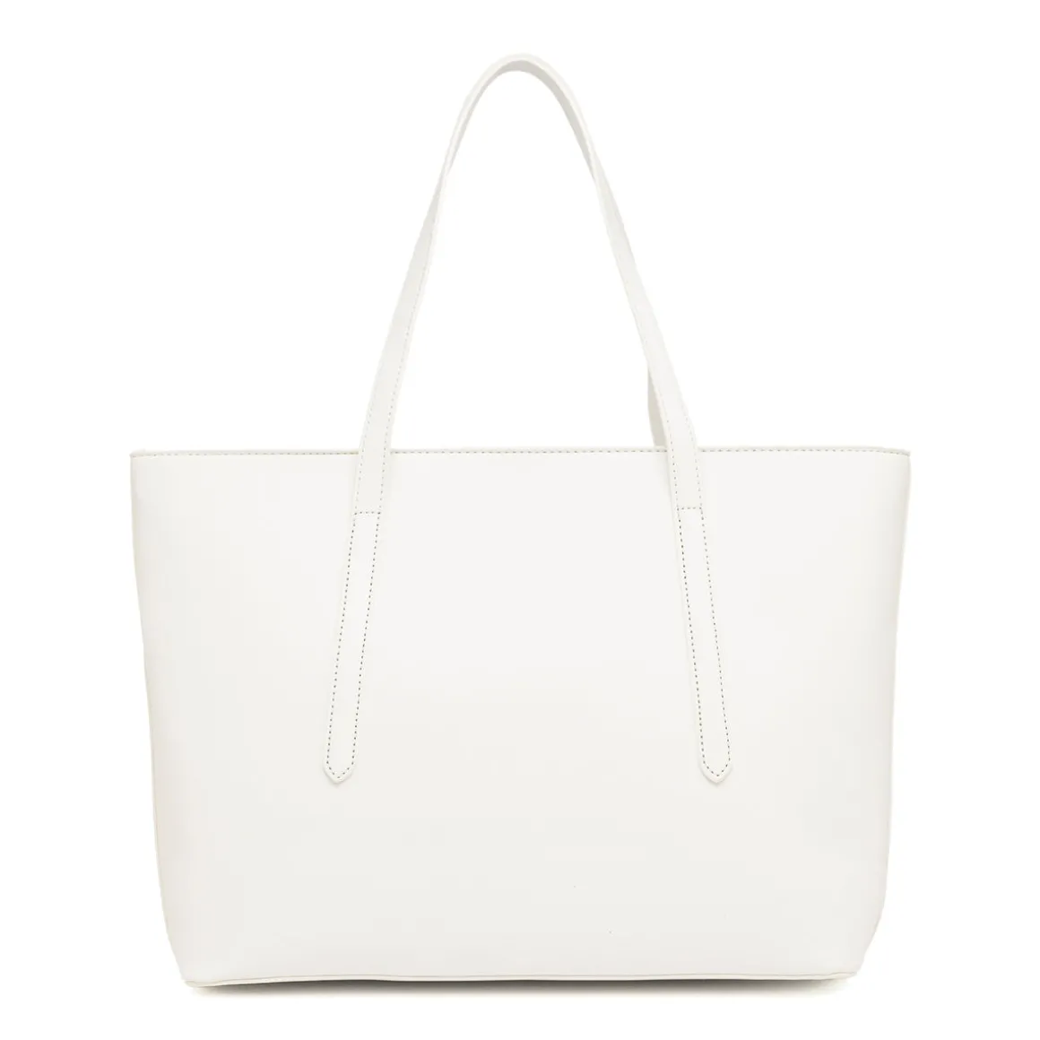 Borsa a spalla bianca da Donna con logo in metallo Carrera Jeans