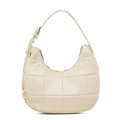 Borsa a spalla bianco off-white da donna effetto trapuntato Swish Jeans