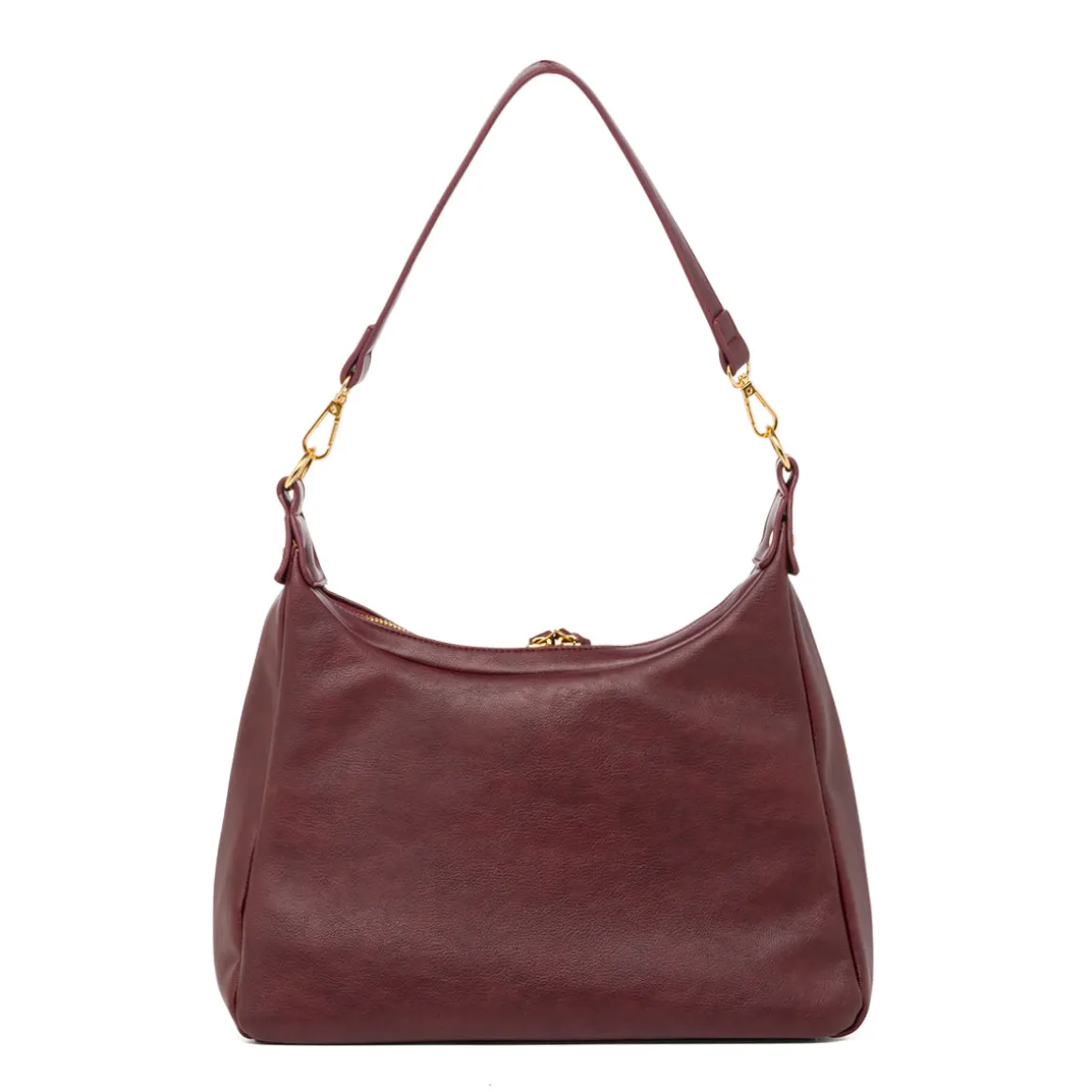 Borsa a spalla Bordeaux da Donna con tasca frontale Lora Ferres