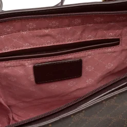 Borsa a spalla marrone da Donna con logo frontale Carrera