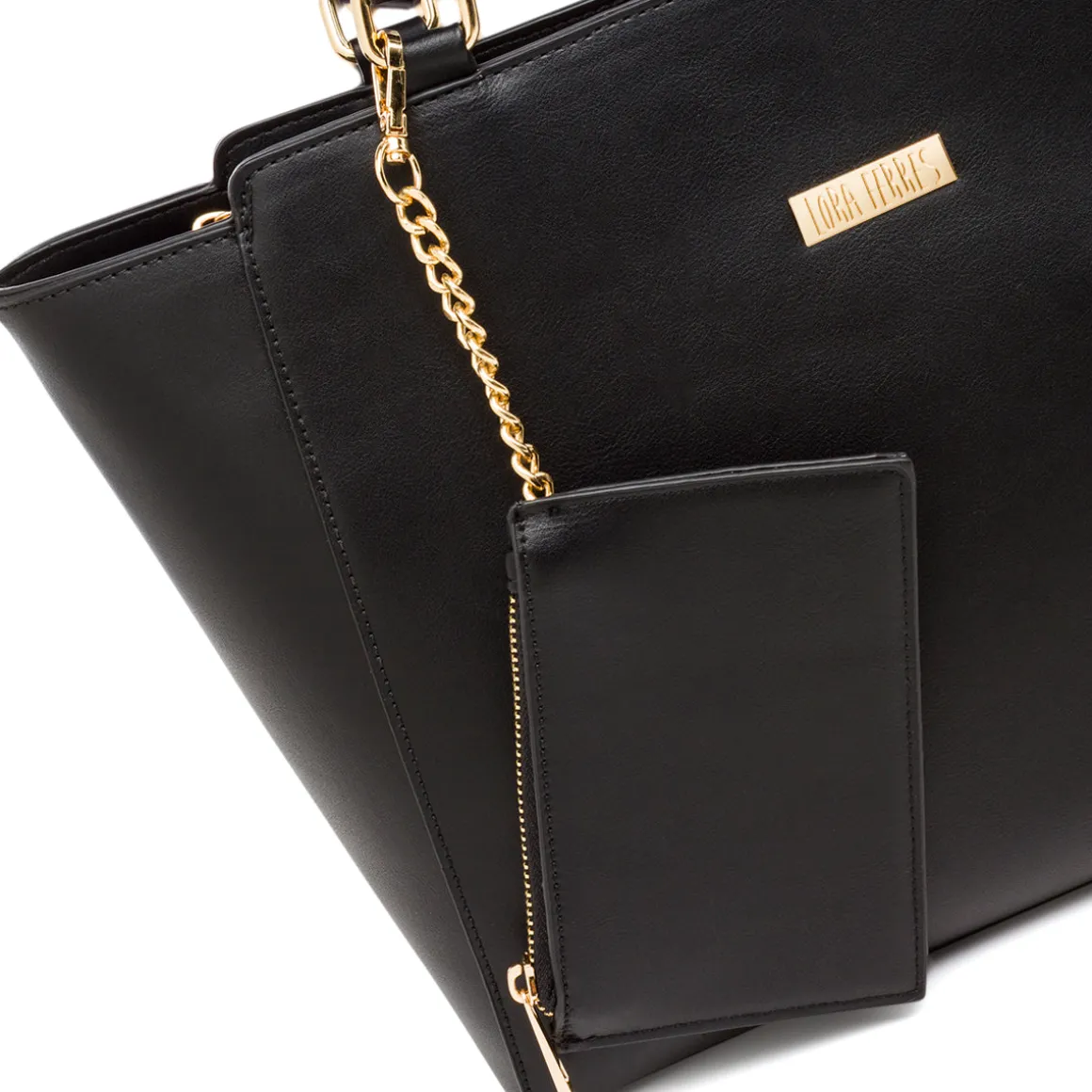 Borsa a spalla nera da Donna con portamonete Lora Ferres
