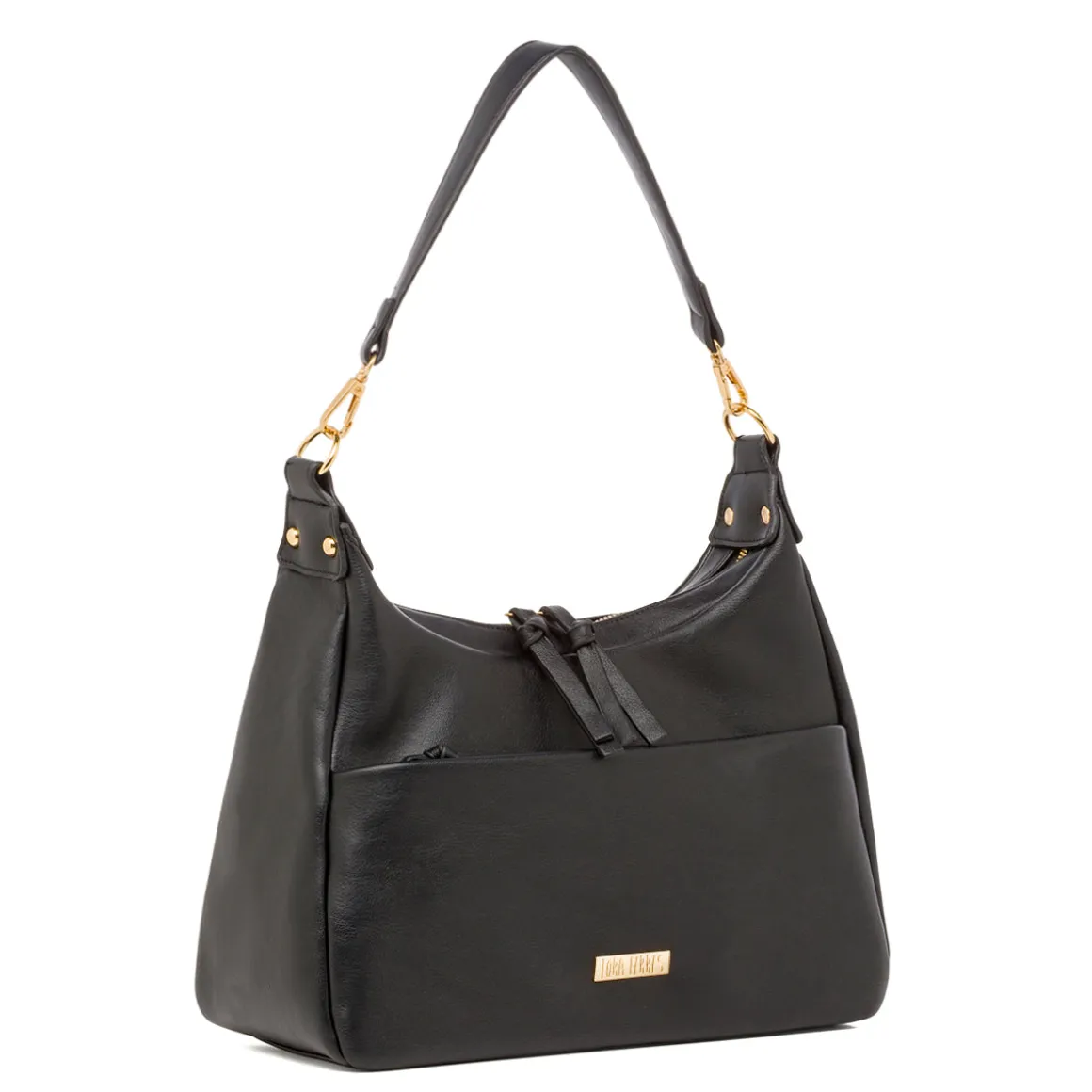 Borsa a spalla nera da Donna con tasca e zip Lora Ferres