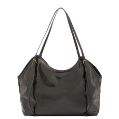 Borsa a spalla nera da Donna con logo Lora Ferres