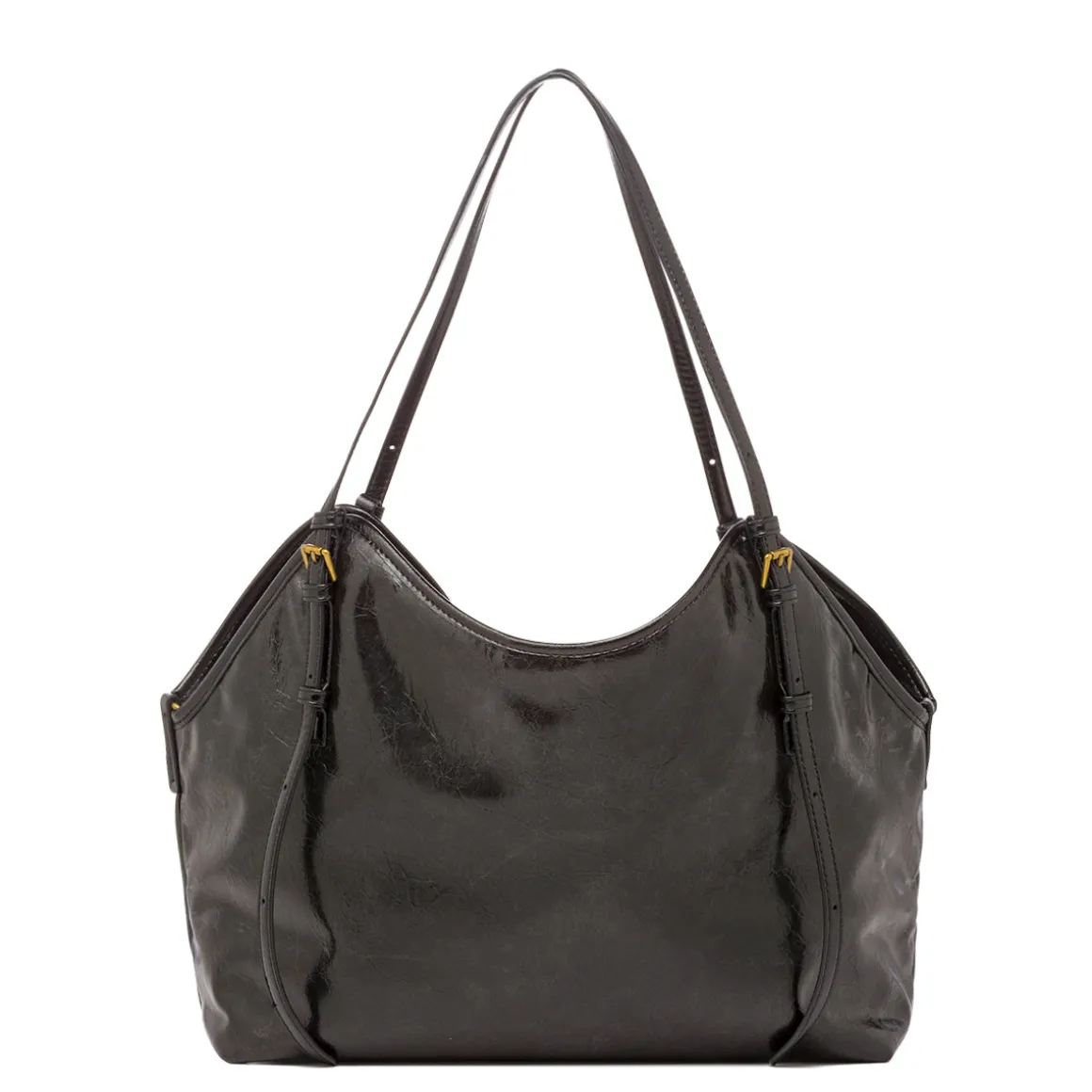 Borsa a spalla nera da Donna con logo Lora Ferres