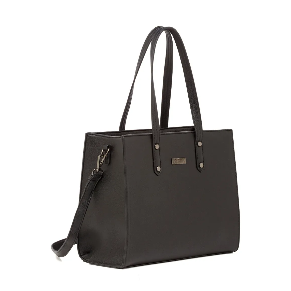 Borsa a spalla nera da Donna con tracolla rimovibile Lora Ferres