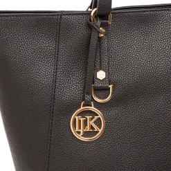 Borsa a spalla nera da Donna con logo Lumberjack