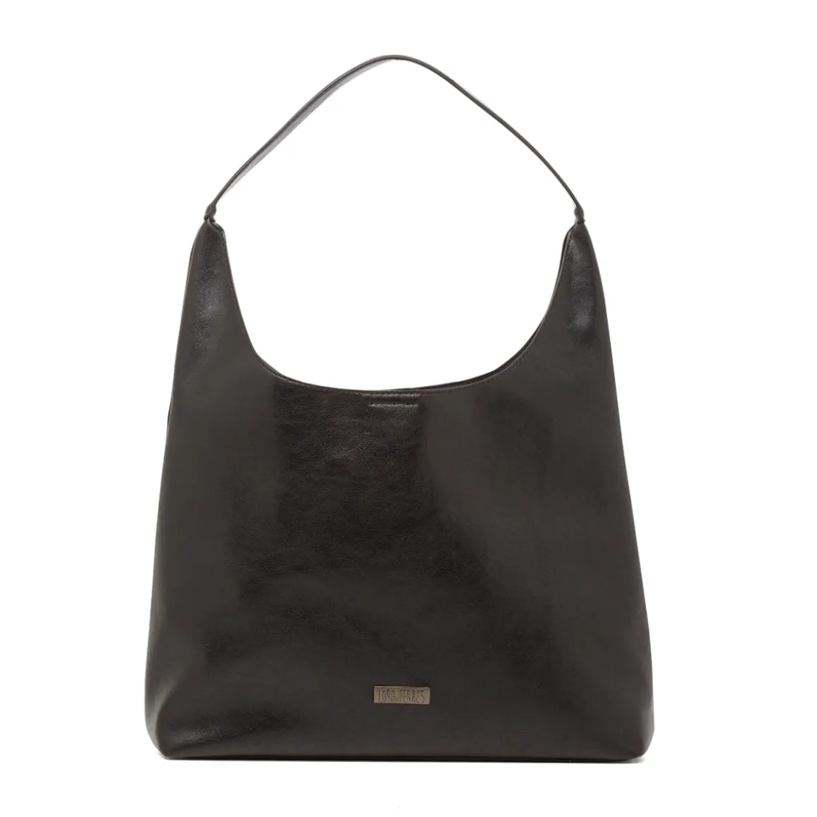Borsa a spalla nera da Donna con chiusura bottone Lora Ferres