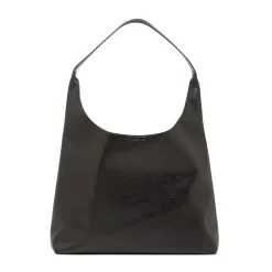 Borsa a spalla nera da Donna con chiusura bottone Lora Ferres