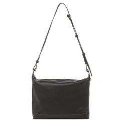 Borsa a spalla nera da Donna con cuciture a vista Lora Ferres