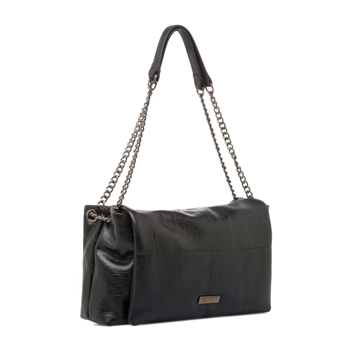 Borsa a Spalla Nera da Donna con manici a Catena Lora Ferres