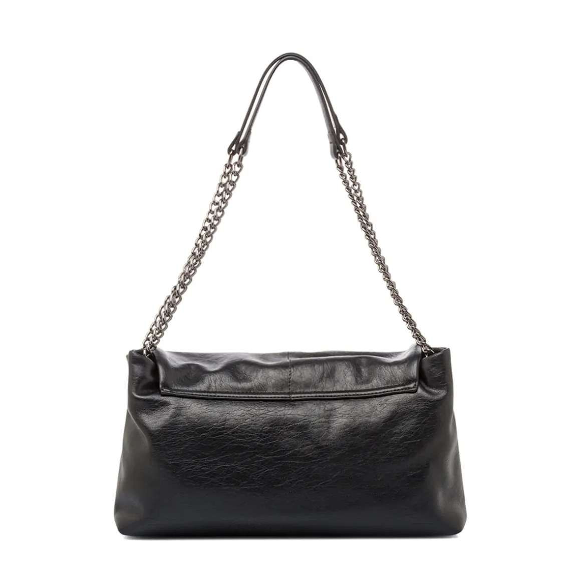 Borsa a Spalla Nera da Donna con manici a Catena Lora Ferres