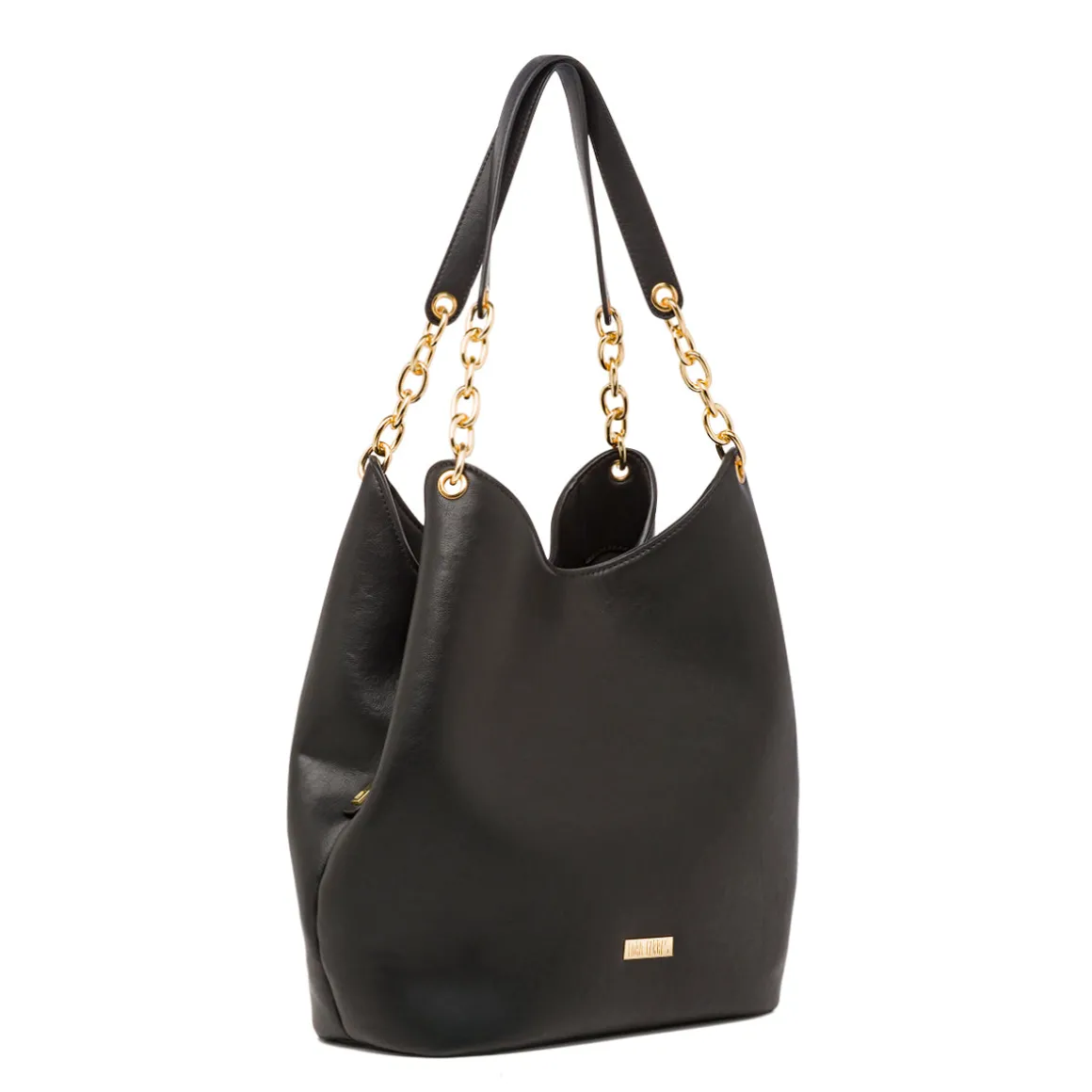 Borsa a spalla nera da Donna con catena Lora Ferres