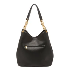 Borsa a spalla nera da Donna con catena Lora Ferres