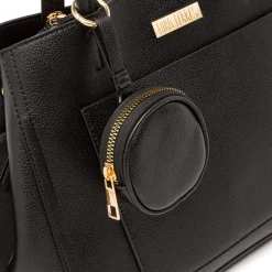 Borsa a spalla nera da Donna con portafoglio Lora Ferres