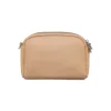 Borsa a tracolla beige da donna con doppio scomparto Lora Ferres