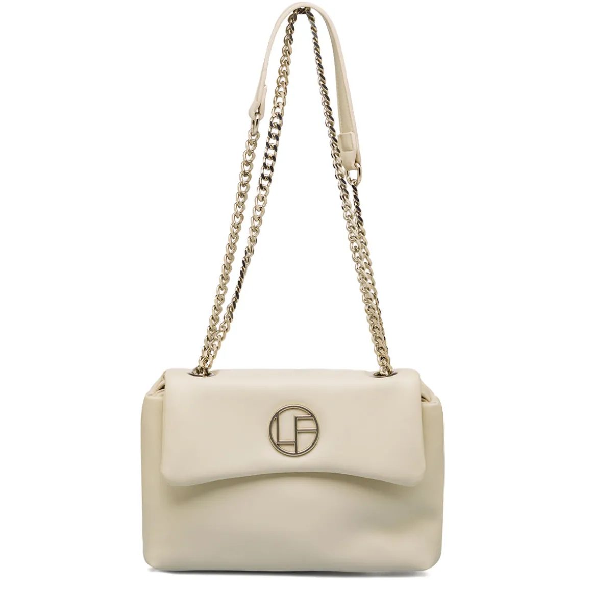 Borsa a tracolla bianca da Donna con catena Lora Ferres