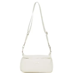 Borsa a tracolla bianca da Donna con tasche e logo Lora Ferres