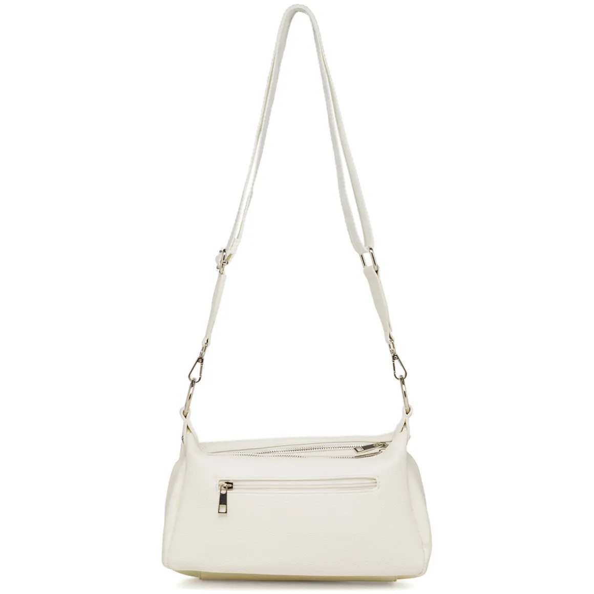 Borsa a tracolla bianca da Donna con tasche e logo Lora Ferres