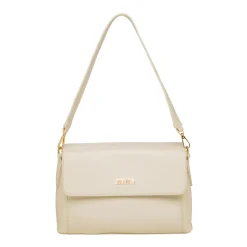 Borsa a tracolla bianco off-white da Donna con logo in metallo Lora Ferres