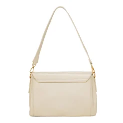 Borsa a tracolla bianco off-white da Donna con logo in metallo Lora Ferres
