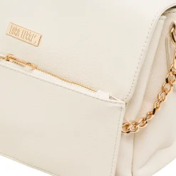 Borsa a tracolla bianco off-white da Donna con logo in metallo Lora Ferres