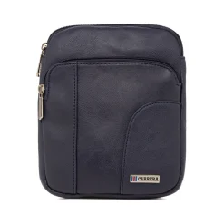 Borsa a tracolla blu da Uomo con logo frontale Carrera