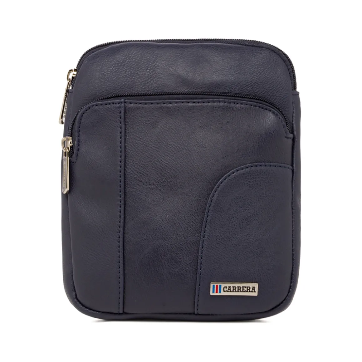 Borsa a tracolla blu da Uomo con logo frontale Carrera