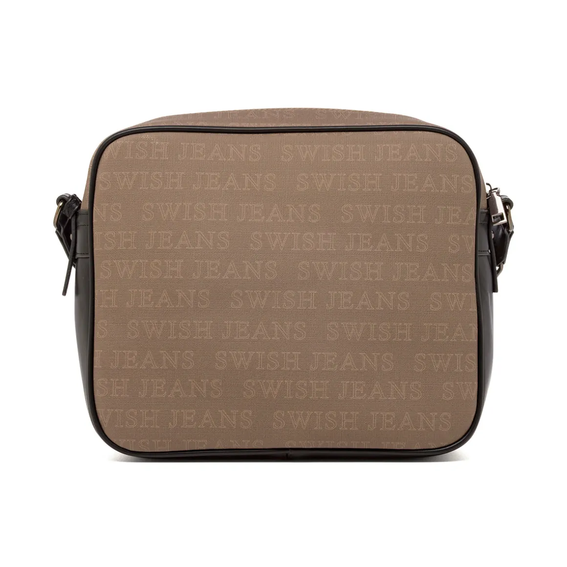 Borsa a Tracolla da Donna Marrone con Doppia Tasca Swish Jeans