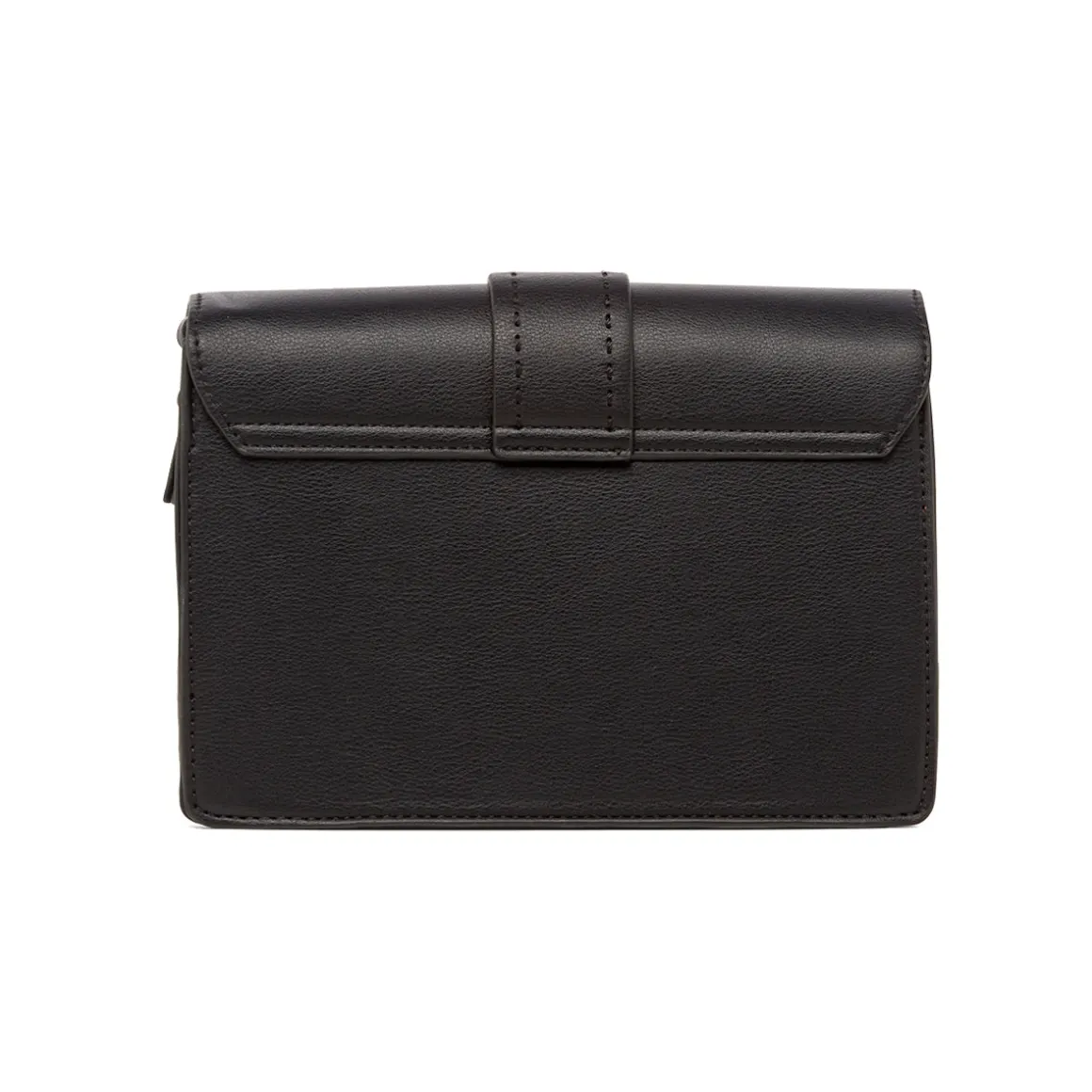 Borsa a Tracolla da Donna Nera con Chiusura Logo Swish Jeans