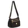 Borsa a tracolla da donna nera Lora Ferres