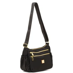 Borsa a tracolla da donna nera Lora Ferres