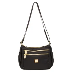 Borsa a tracolla da donna nera Lora Ferres