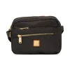 Borsa a Tracolla da Donna Nera con Dettagli Oro Swish Jeans