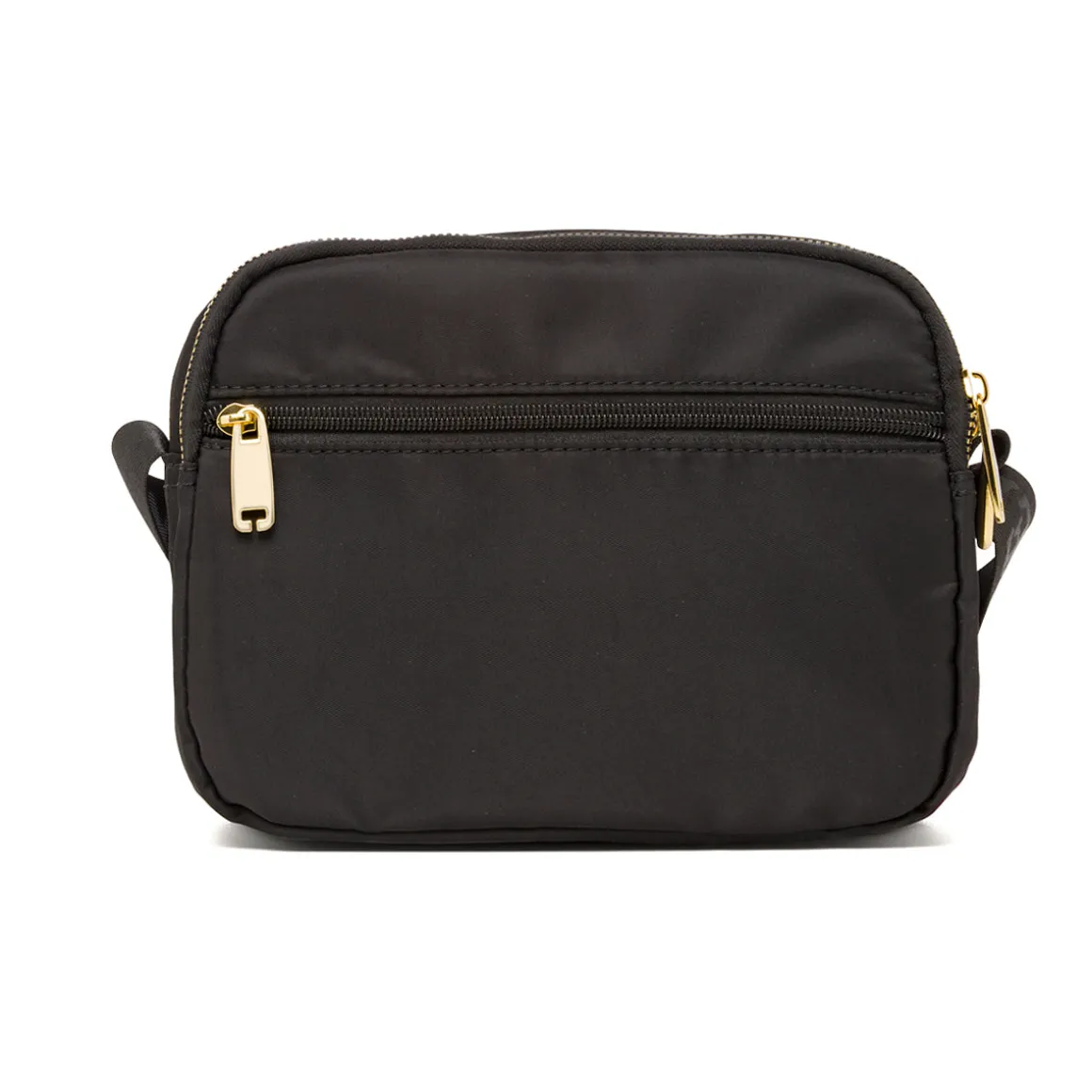 Borsa a Tracolla da Donna Nera con Dettagli Oro Swish Jeans